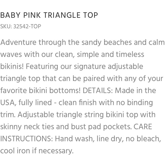 Baby Pink Matching Bikini - Picture 8 of 8